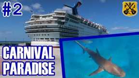 Carnival Paradise Pt.2 - Bimini, Reef Shark Snorkeling Adventure, Deli Lunch, Deal Or No Deal