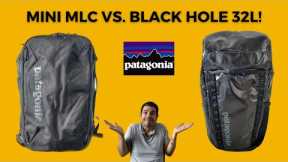 Patagonia Black Hole 32L vs Mini MLC 30 - Minimal Travel Bag Comparison