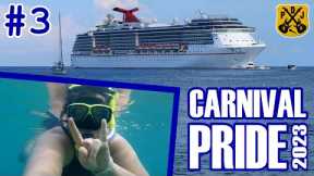 Carnival Pride 2023 Pt.3 - Grand Cayman, Balboa Beach, Burger King, Tarpon Spotting, Silent Disco