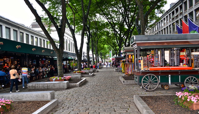 quincy market outdoors in boston