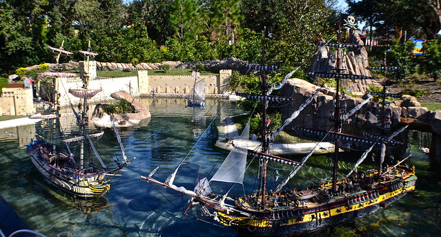 Legoland, Florida - Miniland - Pirate ships
