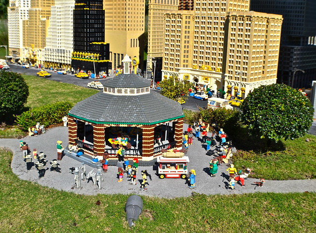 Legoland, Florida - Miniland - Central Park Carousel