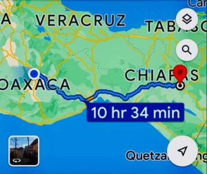 road distances in mexico
