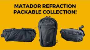 Matador ReFraction Collection First Look! New Packable Backpack, Sling Bag, and Duffel