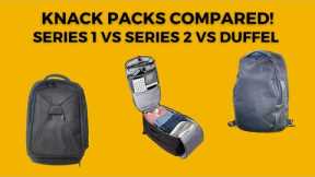 Knack Pack Series 1 vs Series 2 vs Convertible Duffel | Expandable Backpacks Compared