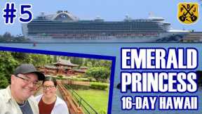 Emerald Princess Pt.5 - Honolulu Oahu, Byodo-In Temple, Turtle Beach, Matsumoto Shave Ice, Hula Dog