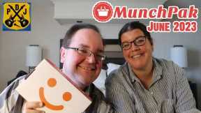 MunchPak Mini Snack Box - June 2023 Unboxing & Taste Test - Cheesy Churro Corn Stick?! - ParoDeeJay
