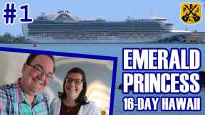Emerald Princess Pt.1 - Embark, Salty Dog Grill, Balcony Cabin, Sailaway Party, Karaoke, Piano Bar
