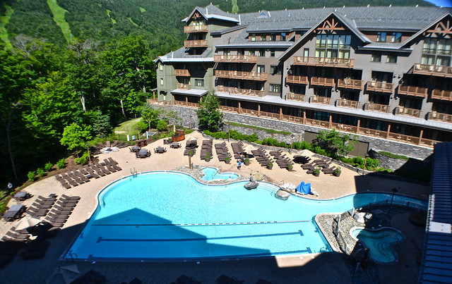 pool at Stowe Mountain Lodge, Vermont