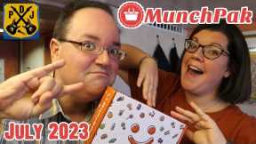 MunchPak Mini Snack Box - July 2023 Unboxing & Taste Test - Snackin’ On A Cruise Ship! - ParoDeeJay