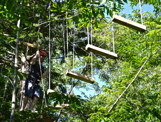 advanced obstacle course arbortrek smugglers notch 