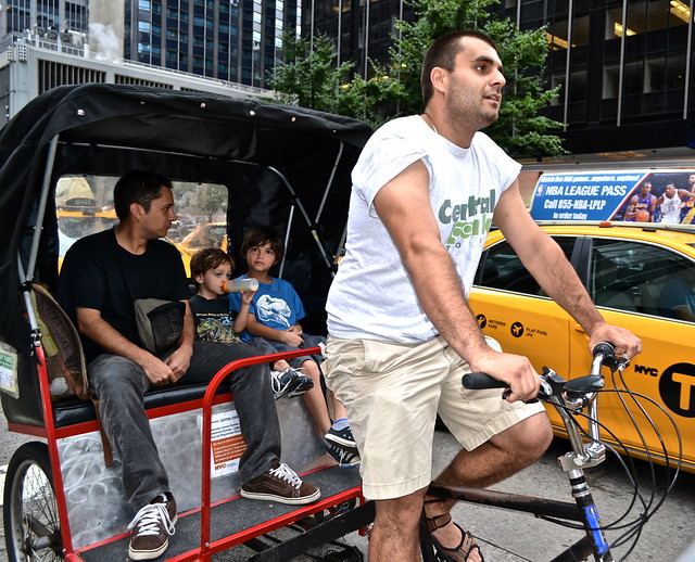 pedicab tour in central park nyc