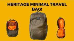 Trakke Storr 2.0 Review - Heritage Minimal Travel Backpack! (Great Goruck and Evergoods Alternative)