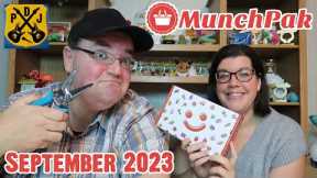MunchPak Mini Snack Box - September 2023 Unboxing & Taste Test - Pretty Purple Pillows - ParoDeeJay