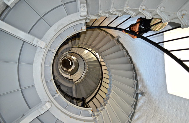 203 steps up to the top of ponce inlet lighthouse