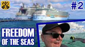Freedom Of The Seas Pt.2 - Coco Cay, Chill Island Snorkel, Marquee Broadway Show, Schooner Bar Tunes