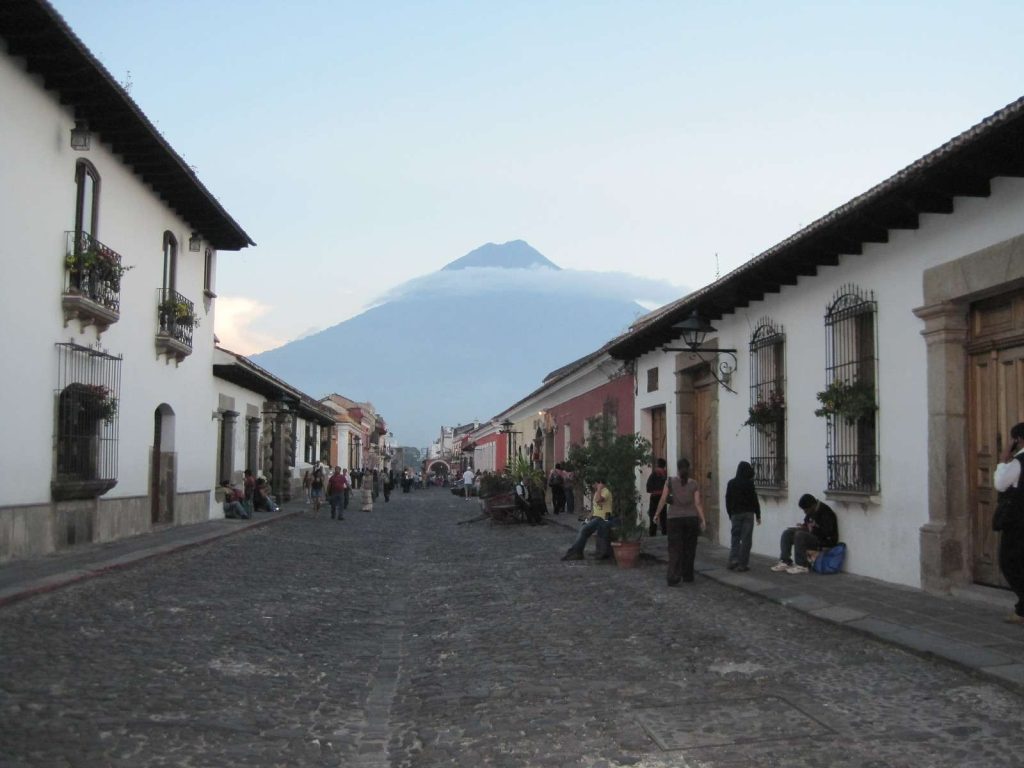 street in antigua guatemala