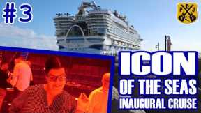 Icon Of The Seas Inaugural Pt.3 - Laser Tag, Windjammer Dinner, MO5AIC, Red Nightclub Experience