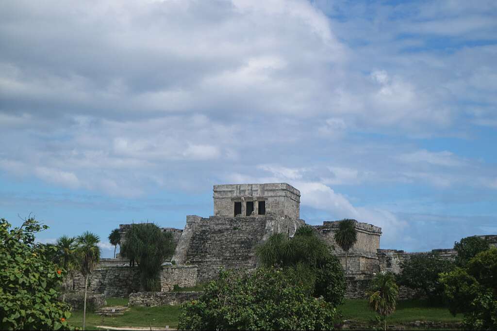 El Castillo in Tulum Ruins archeological site