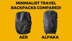 Aer Travel Pack 3 vs Alpaka Elements Travel Backpack: Minimalist Travel Backpacks Compared!