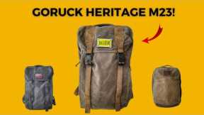 Goruck HERITAGE M23 EDC Backpack Review - Is it Worth It?