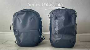 Aer Travel Pack 3 Small vs. Patagonia Mini MLC - Excellent Minimal Travel Packs Compared