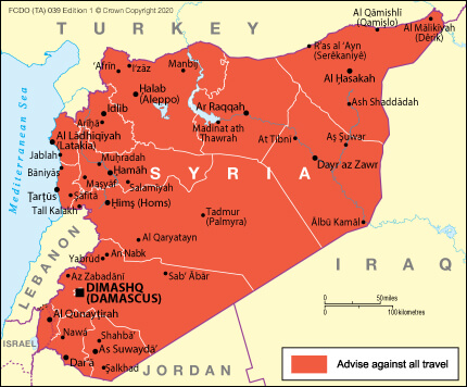 Syria travel advice