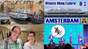 Amsterdam Embarkation, Sideways Cabin Tour, Candlelight Canal Cruise - HAL Ultimate Viking Explorer