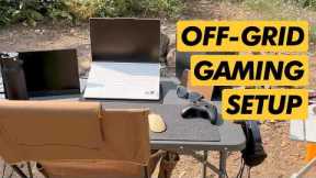 SOLAR-POWERED Gaming Desk Setup (Anker SOLIX F2000)