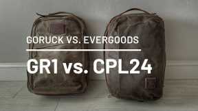 Goruck GR1 vs. Evergoods CPL24: CLASSIC Everyday Carry Backpacks Compared!