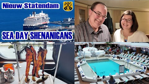 Sea Day Shenanigans, Icebergs, Pinnacle Grill, Class Act Show, Final Thoughts! - HAL Nieuw Statendam