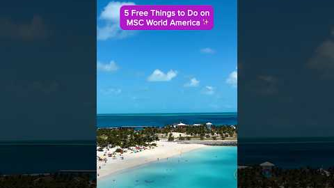 What Free Things Can You Do on MSC World America?