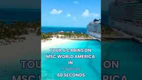 MSC World America Cabin Tour