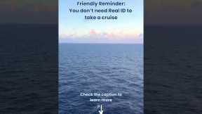 Do You Need Real ID To Take a Cruise?