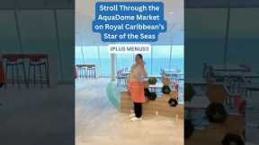 Tour AquaDome Market on Royal Caribbean's Star of the Seas (+ Menus!)