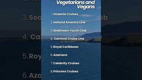 Think cruises aren’t vegan-friendly? Think again. 🌱🚢