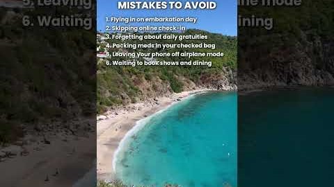 First Cruise Mistakes to Avoid #shorts