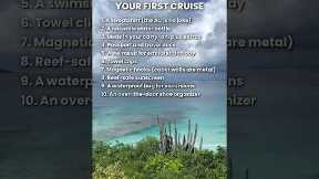 12 Things to Pack for Your First Cruise